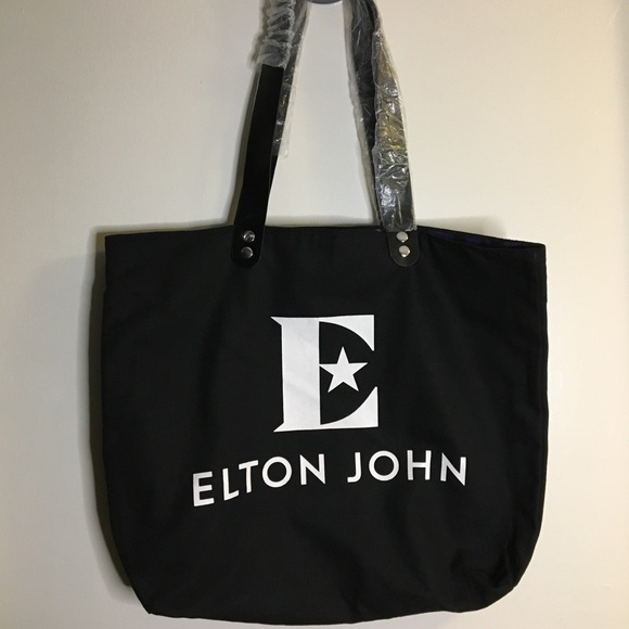 Elton John VIP Canvas Tote Bag Farewell Yellow Brick Road Final Tour 2019-22 New - Picture 1 of 4